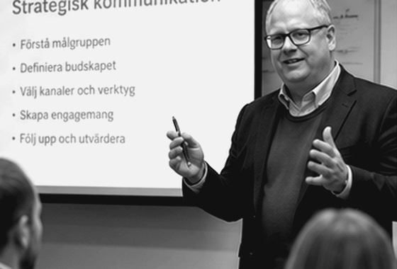 Erik Sjöstedt föreläser om strategisk kommunikation